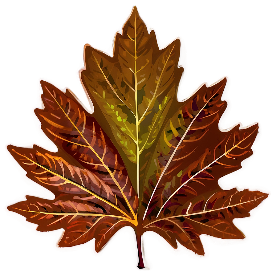 Fall Leaf Outline Png Qwh