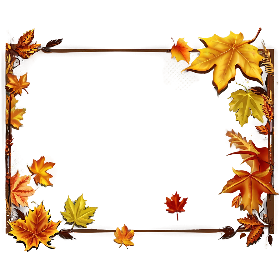 Fall Leaves Frame Png 53