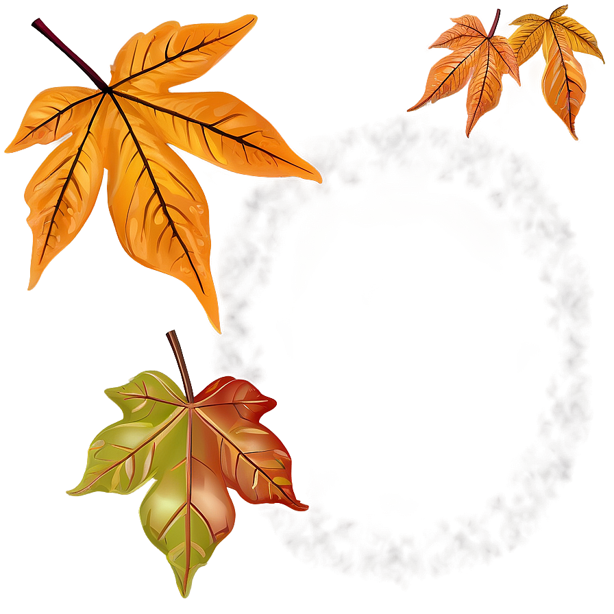 Fall Leaves Frame Png Hyd