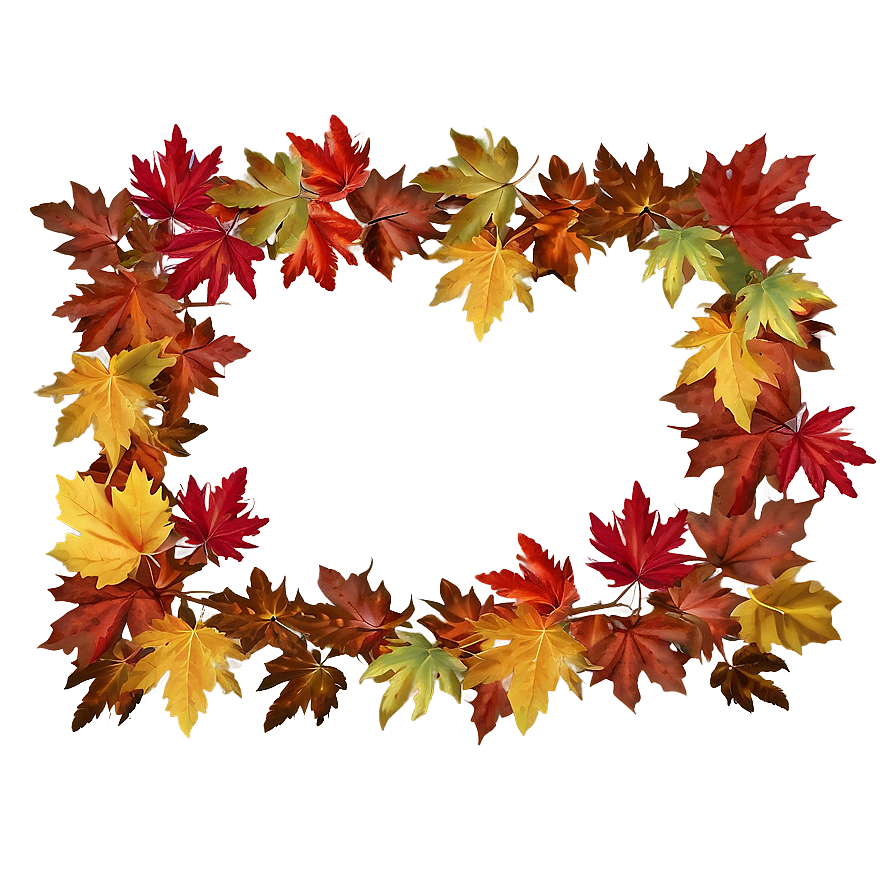 Fall Leaves Frame Png Wui25