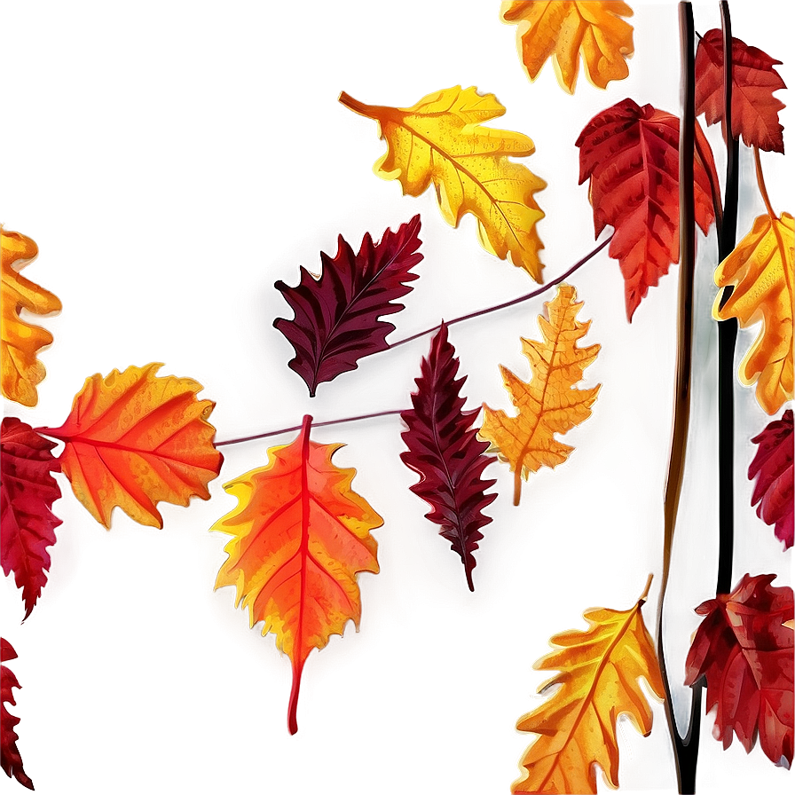 Fall Leaves Silhouette Png Css12