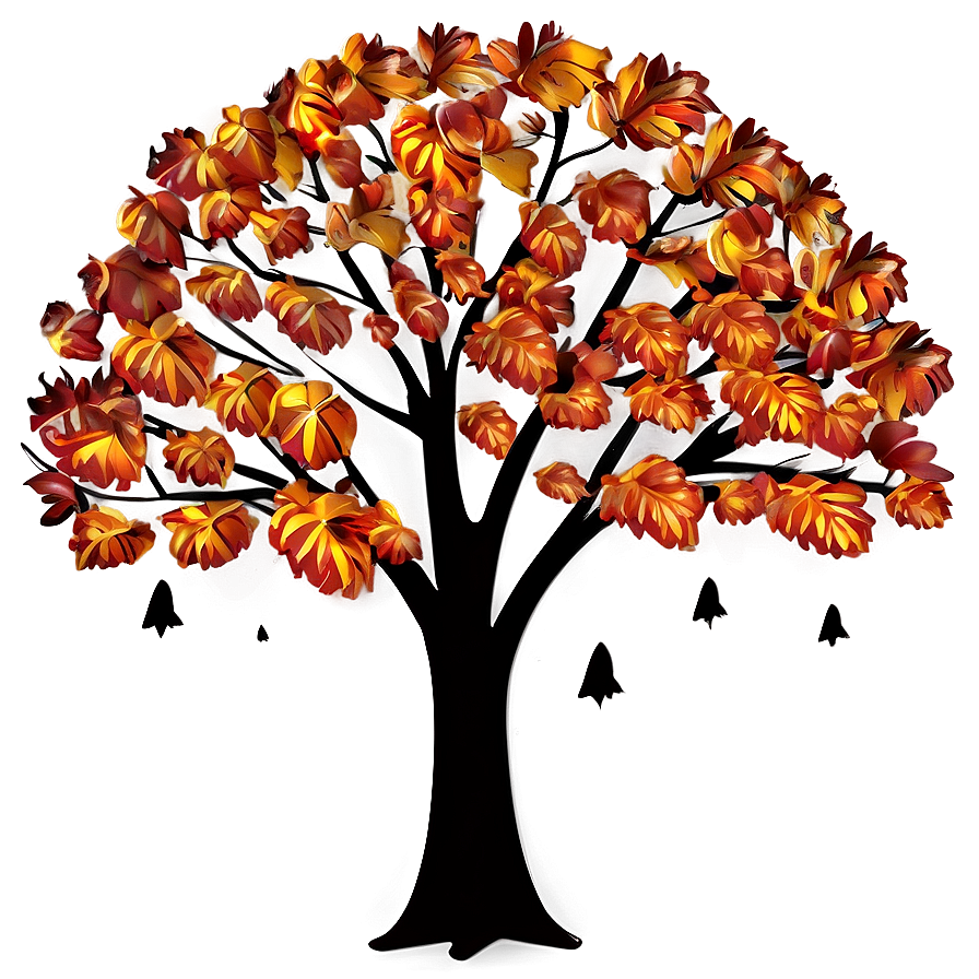 Fall Tree Artwork Png 06122024