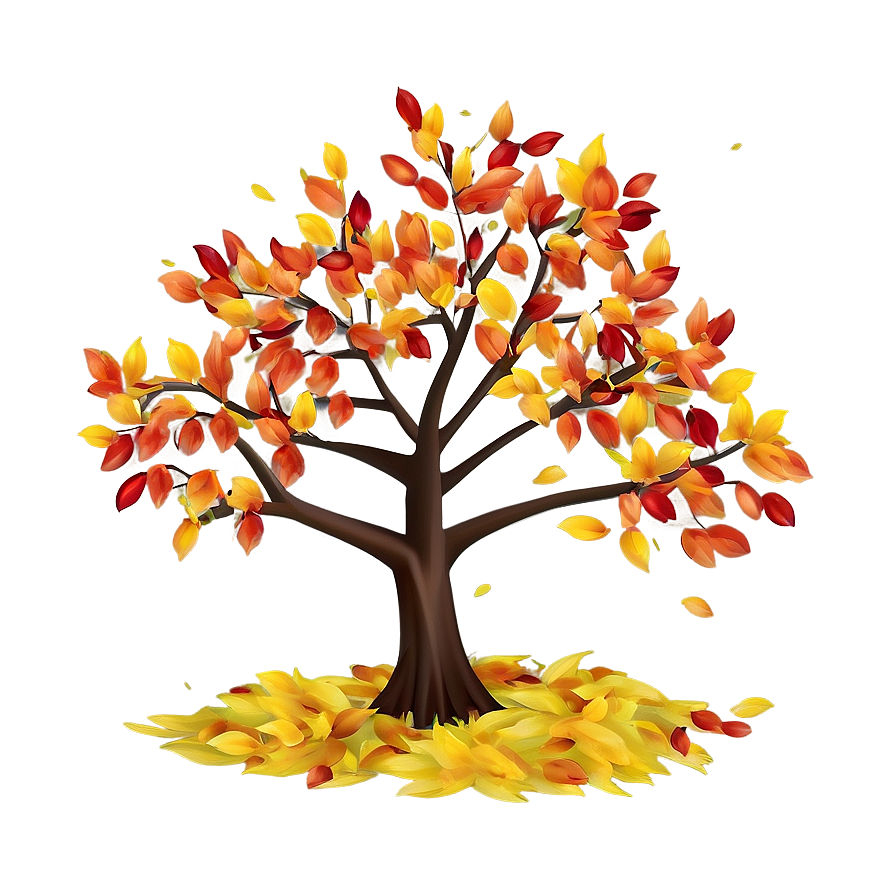 Fall Tree Artwork Png Kqx