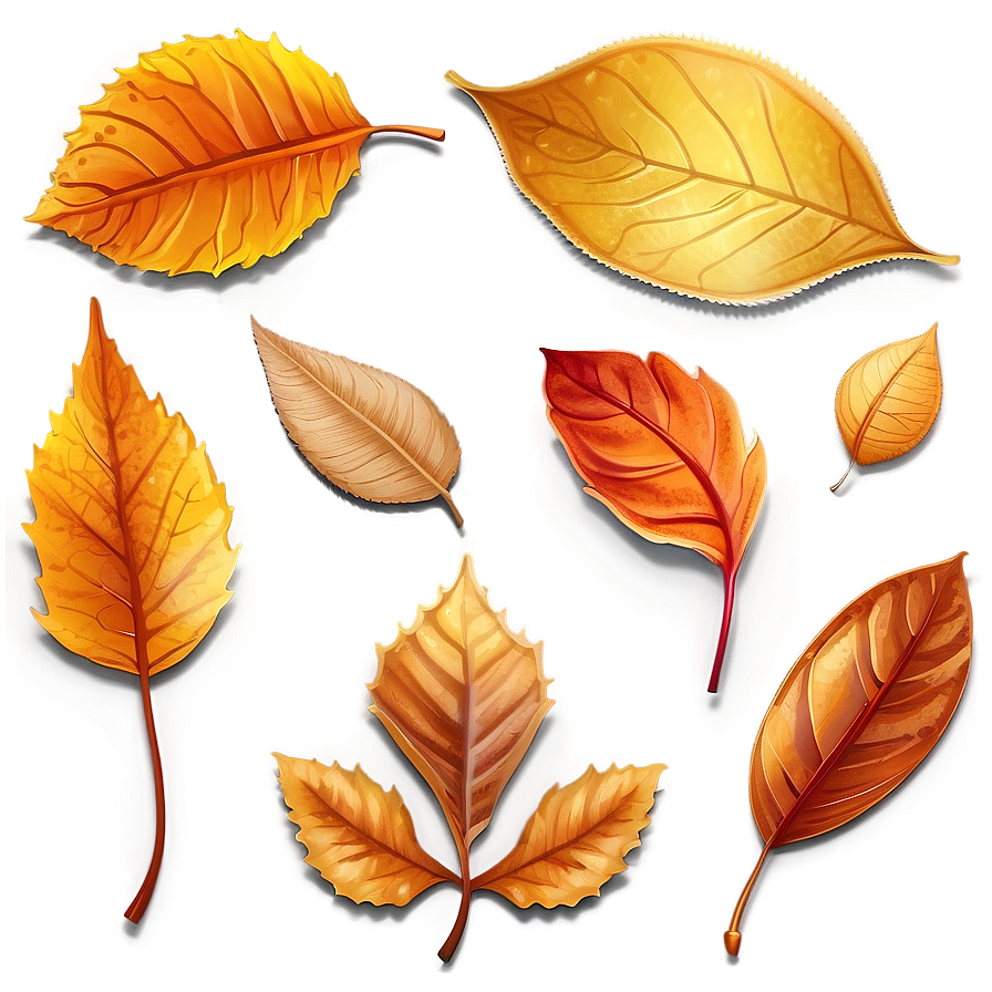 Fallen Leaves Clipart Collection Png Qjw12