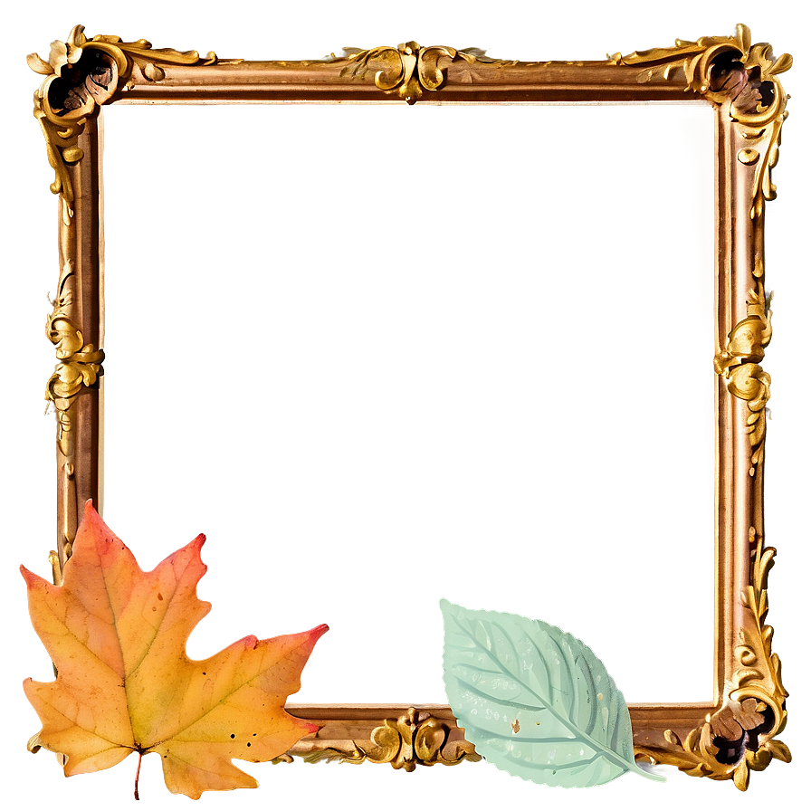 Fallen Leaves Frame Png Jli