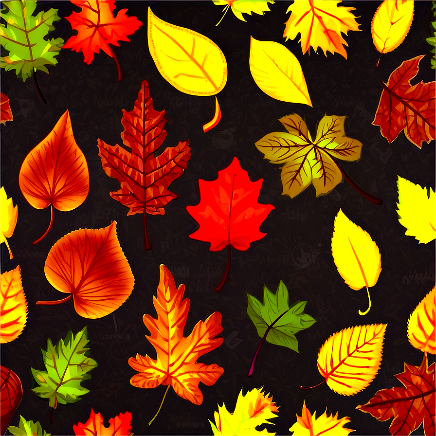 Falling Leaves Pattern Png Tlx