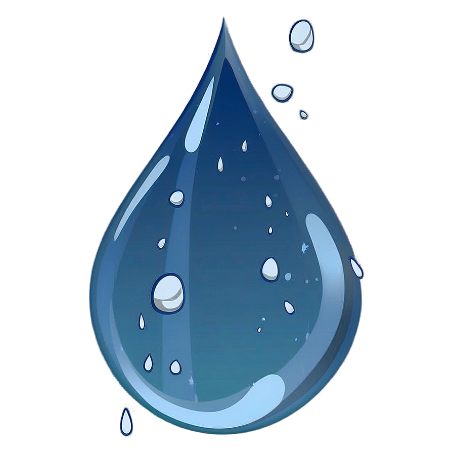 Falling Raindrop Transparent Png 06202024