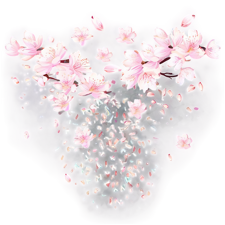 Falling Sakura Petals Png Jda31