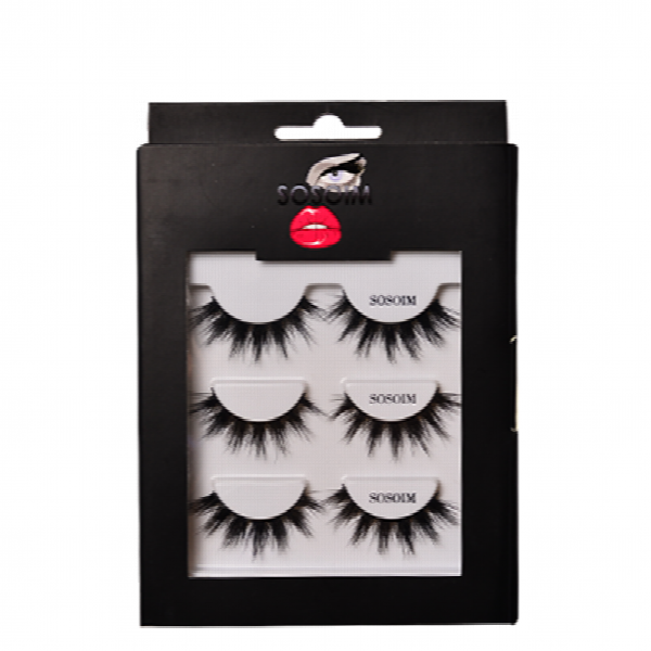 False Eyelashes Pack Product Display