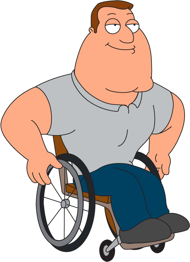 Family Guy Characterin Wheelchair