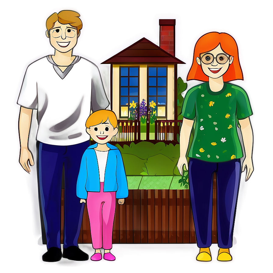 Family House Clipart Png Iwm95