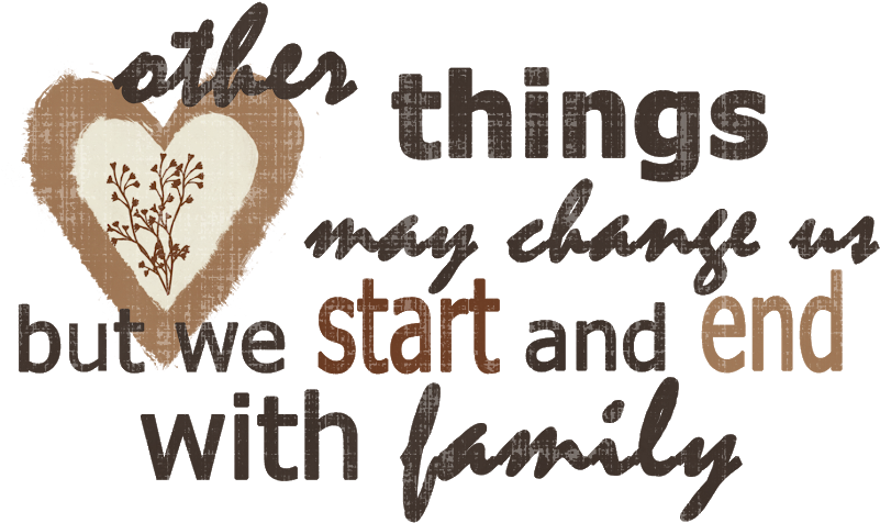Family Inspirational Quote Graphic