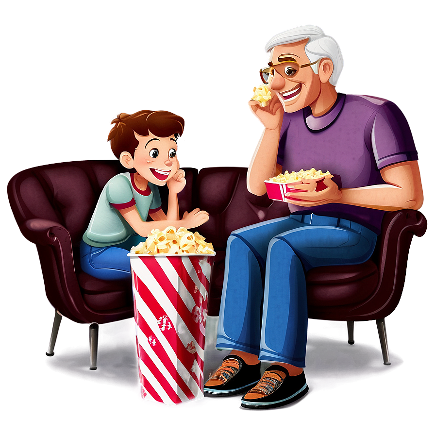 Family Movie Night Clipart Png Jud