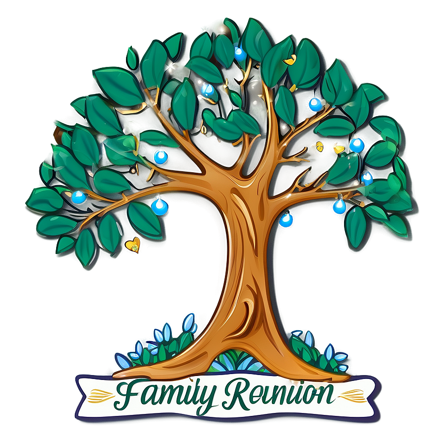 Family Reunion Tree Design Png 21