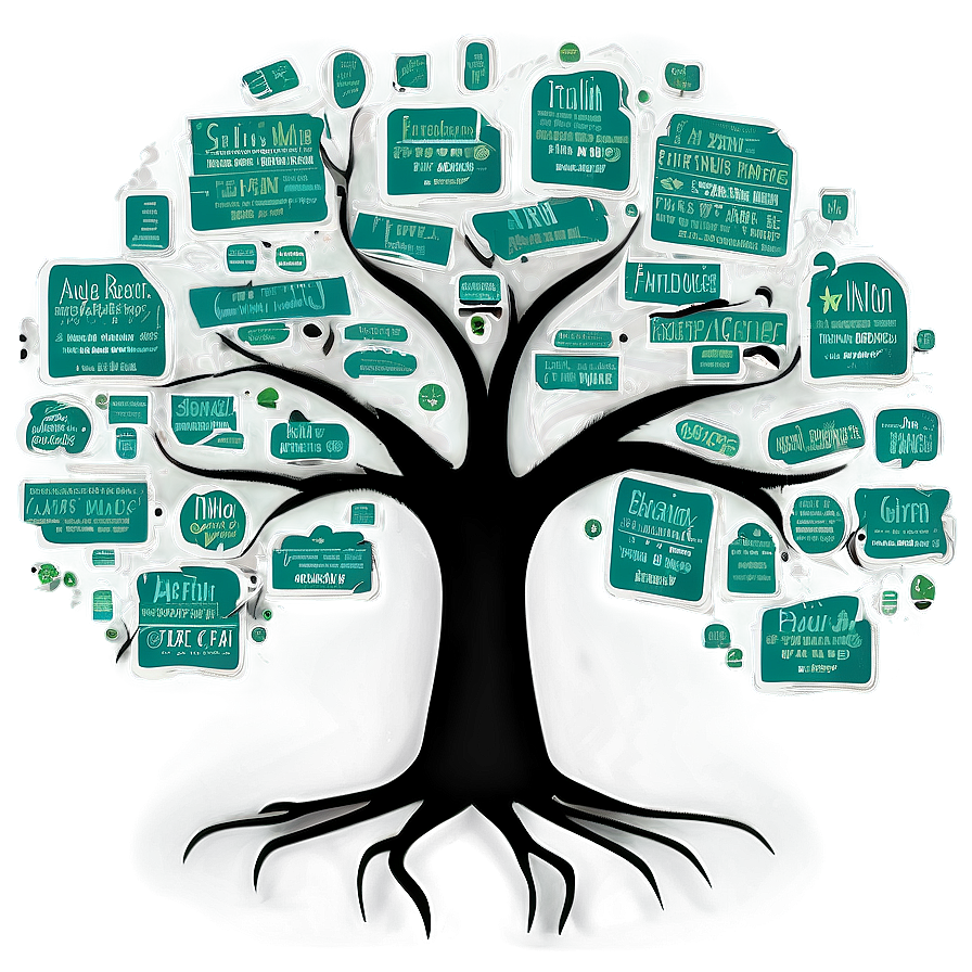 Family Reunion Tree With Quotes Png Oag