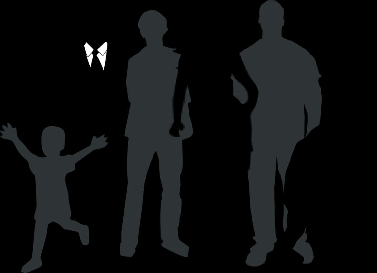 Family Silhouette Vector