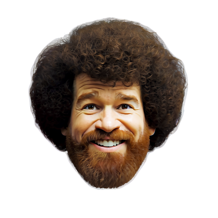 Fan Art Bob Ross Hair Png Bms43