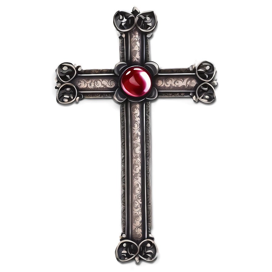 Fancy Cross On Bible Png Kvs