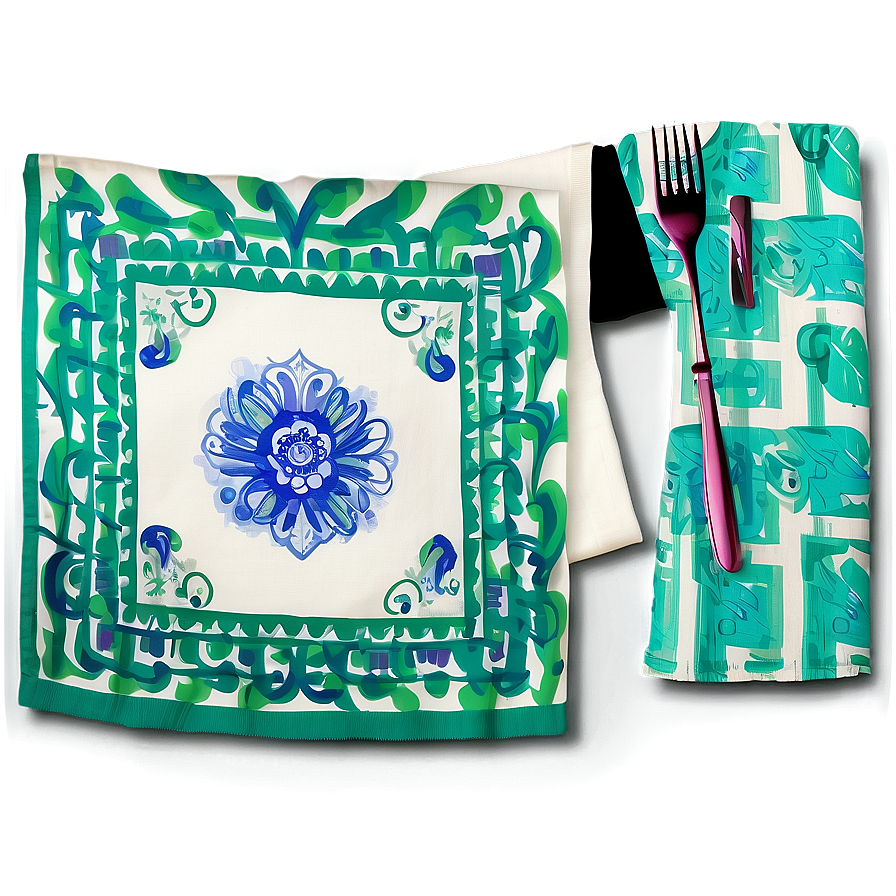 Fancy Dinner Napkin Png Tnp