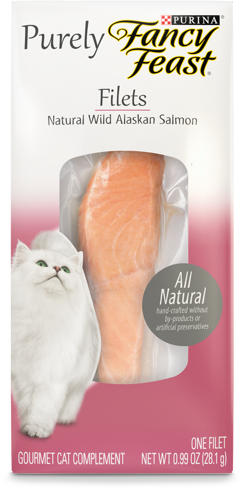 Fancy Feast Purely Filets Salmon Cat Treat
