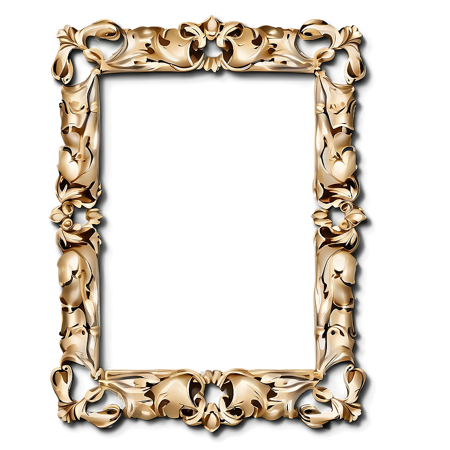 Fancy Frame Border Png 06262024