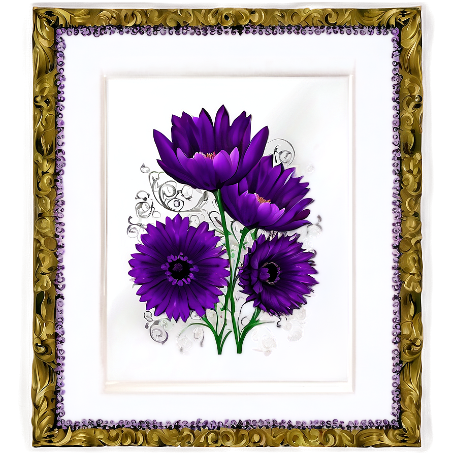 Fancy Frame For Artwork Png Ccf