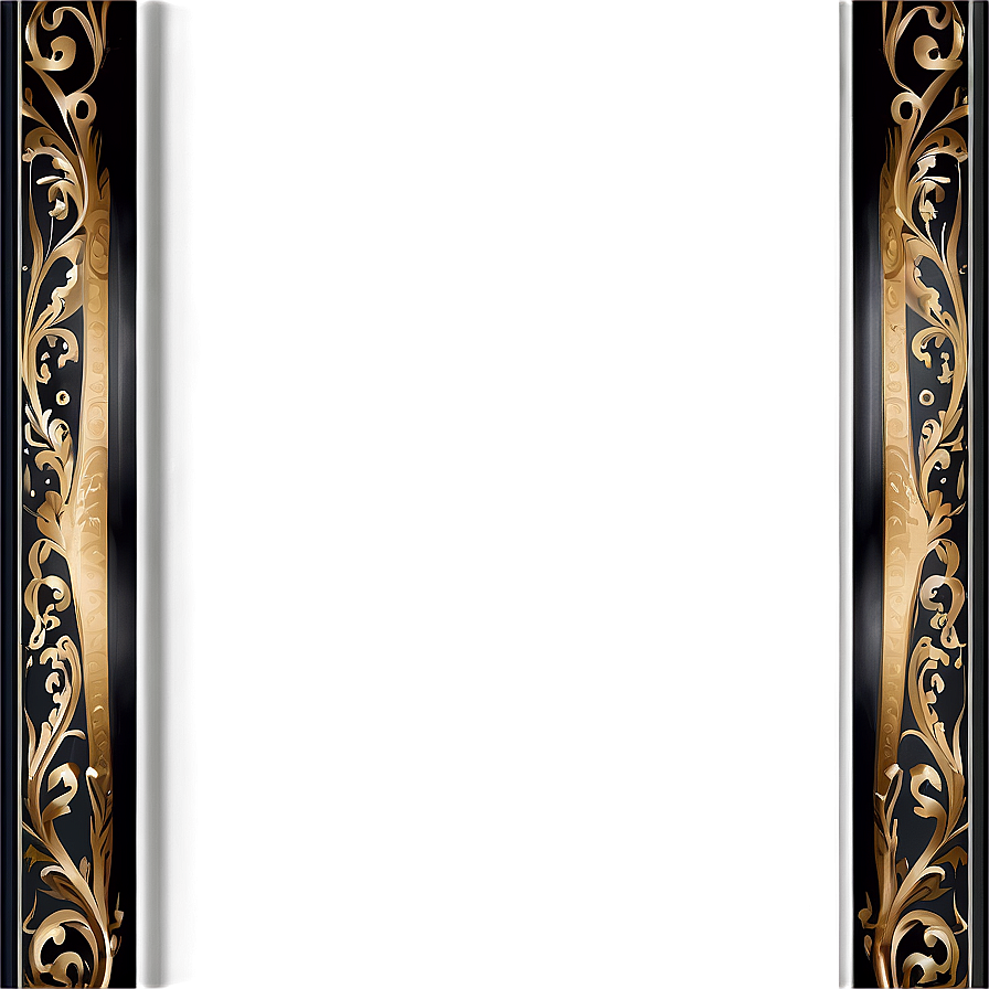 Fancy Frame With Scrolls Png Lis79