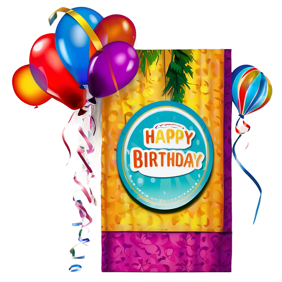 Fancy Happy Birthday Text Png 05032024
