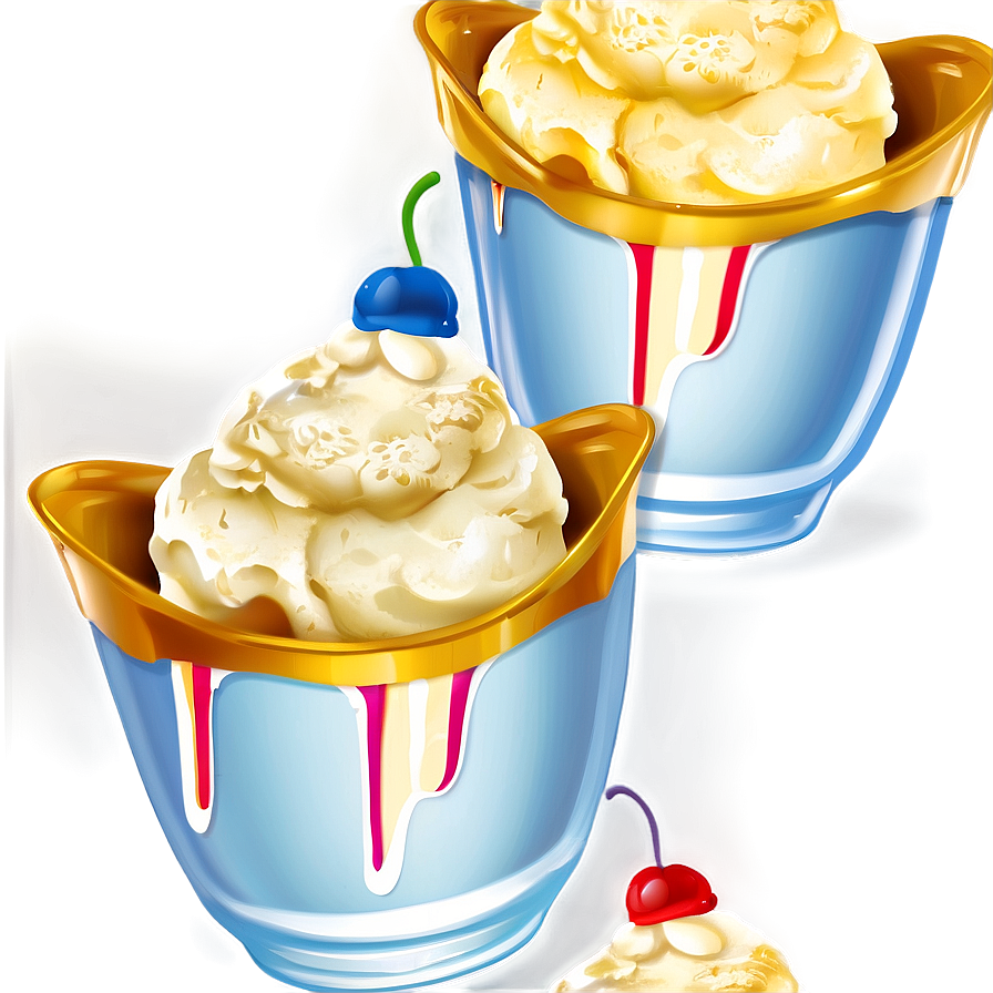 Fancy Ice Cream Cup Png 06262024