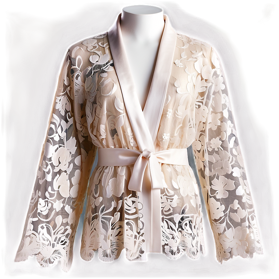 Fancy Lace Robe Png 06132024