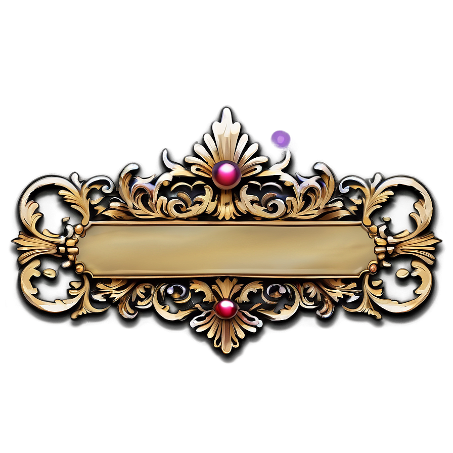 Fancy Name Plate Png 06122024