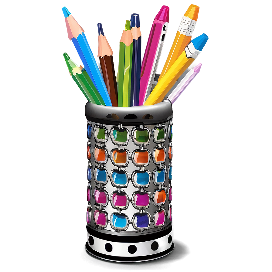 Fancy Pencil Holder Png Lrd