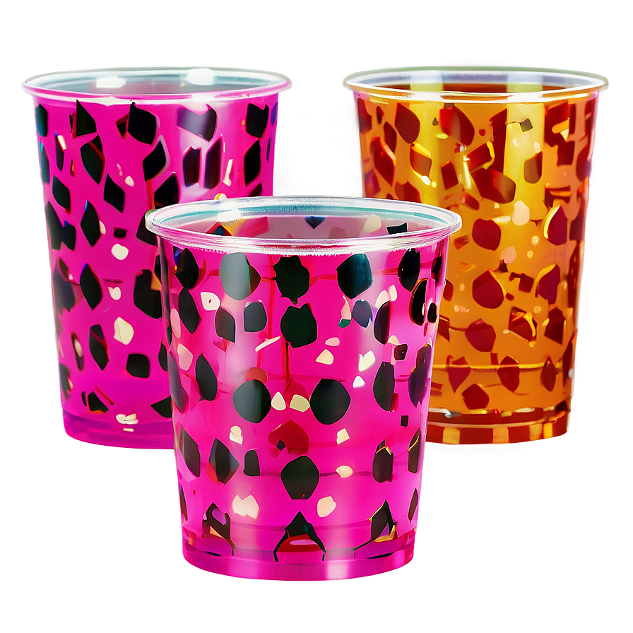 Fancy Plastic Cup Png 06132024