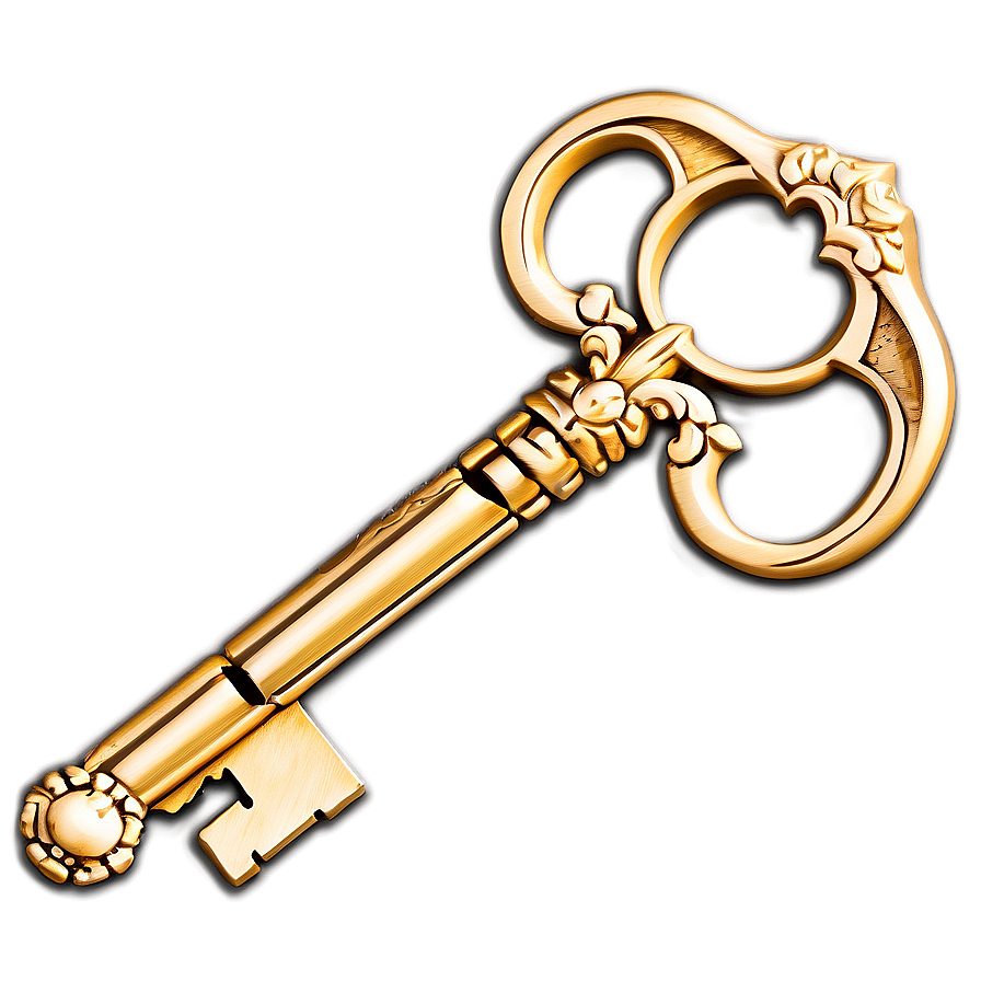 Fancy Skeleton Key Graphic Png Jpk