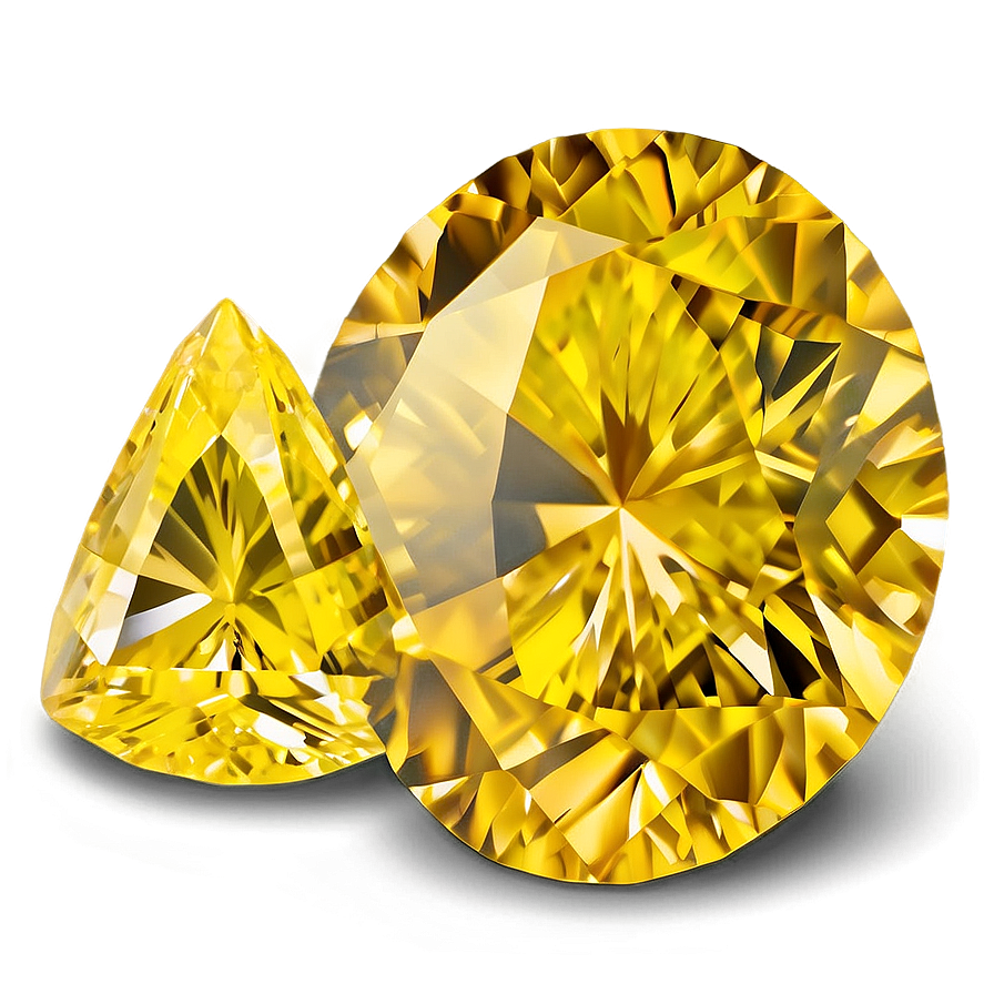 Fancy Yellow Diamond Jewel Png Lgn