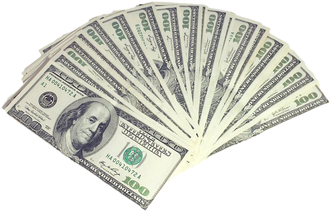 Fanof Hundred Dollar Bills
