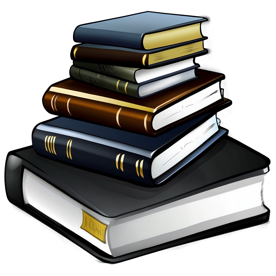 Fantasy Books Pile Png Bix