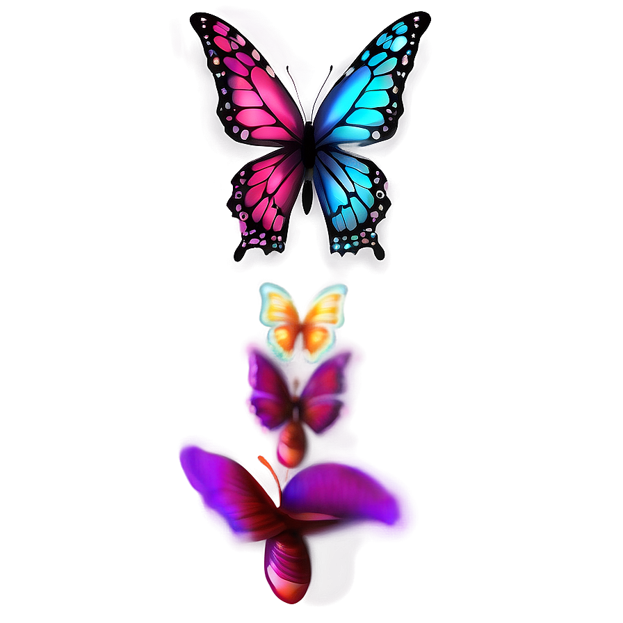 Fantasy Butterfly Magic Png Flq19