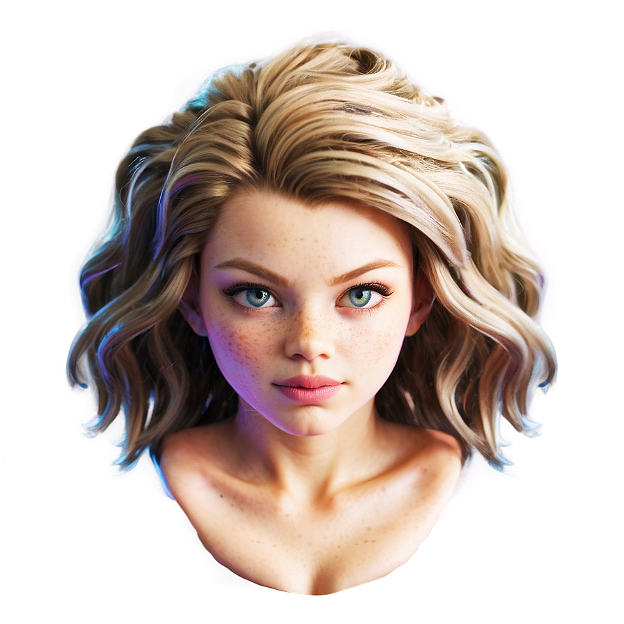 Fantasy Cartoon Hair Png 06272024