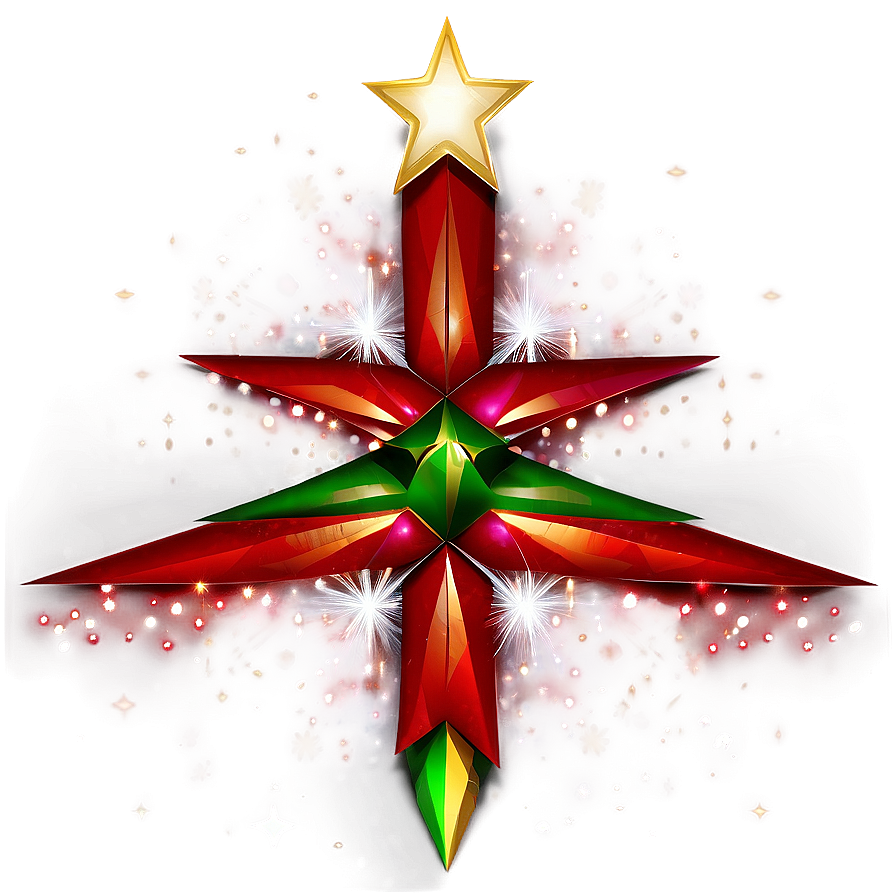 Fantasy Christmas Tree Star Png Jto