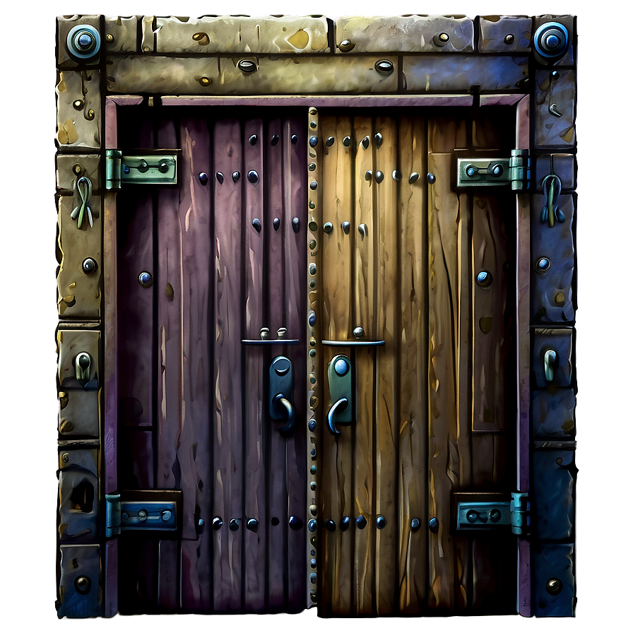 Fantasy Closed Door Art Png 86