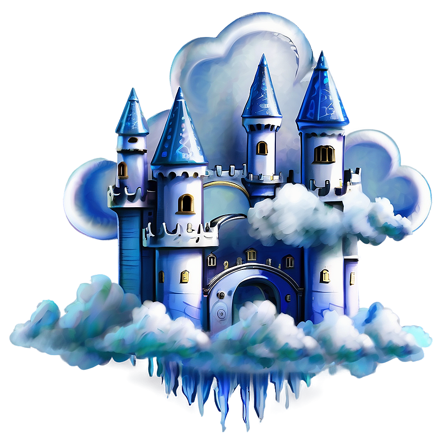 Fantasy Cloud Castle Png Gcb39