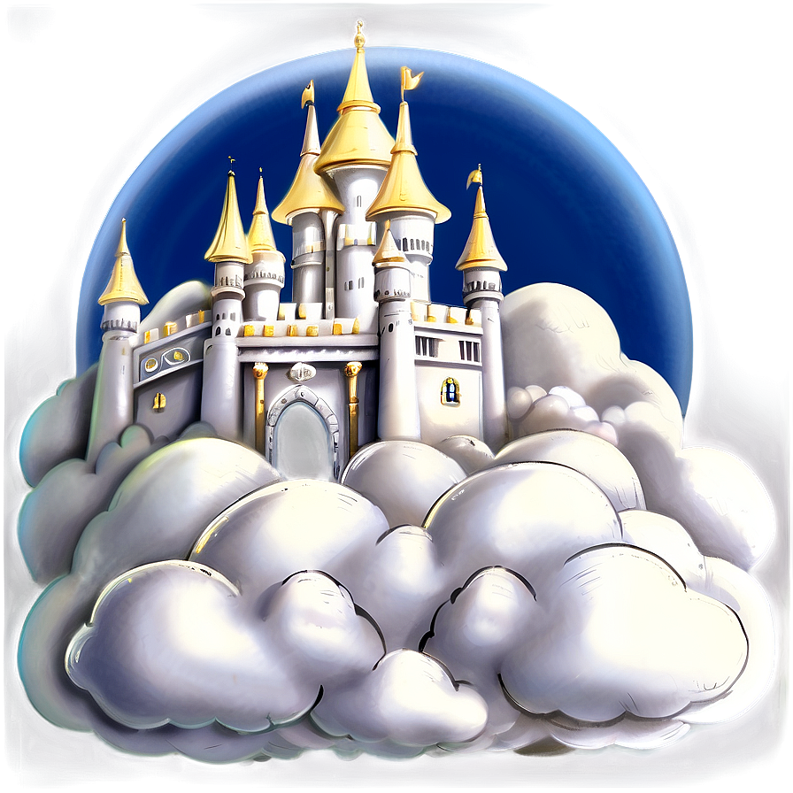 Fantasy Cloud Castle Png Qck46