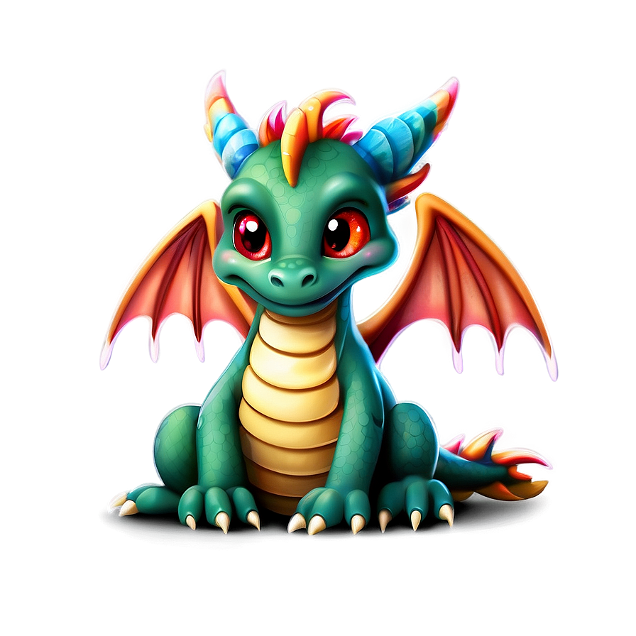 Fantasy Cute Dragon Png 06262024