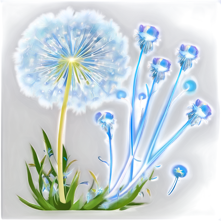 Fantasy Dandelion Glow Png Ufw