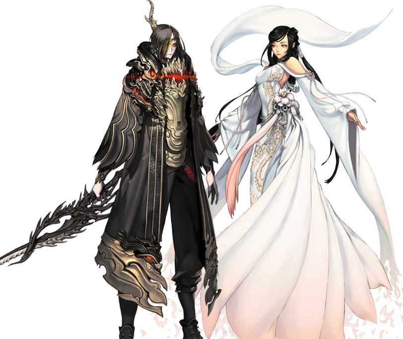 Fantasy Duo Elegantand Dark