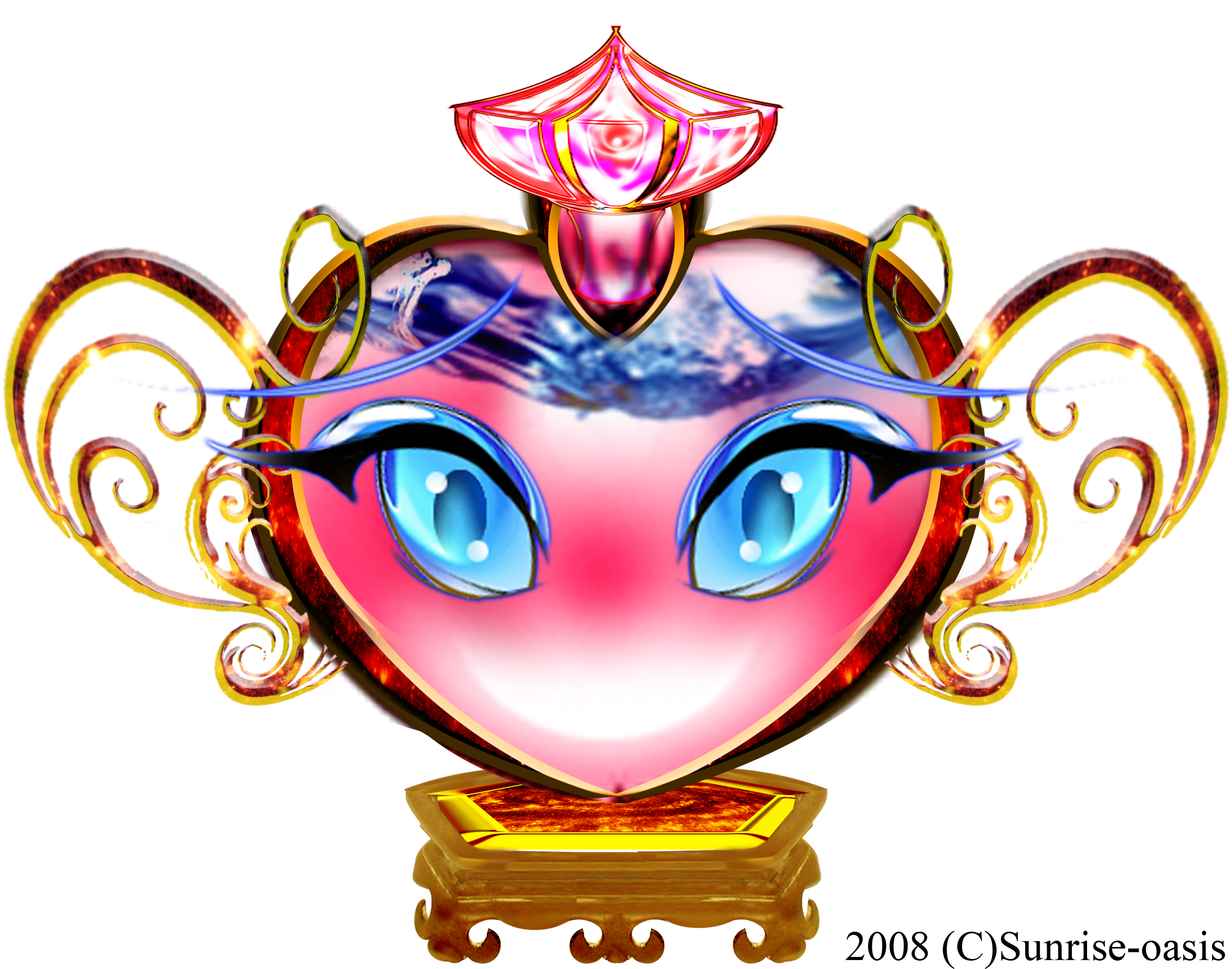 Fantasy Eye Heart Artwork