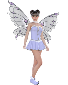 Fantasy Fairyin Lavender Dress