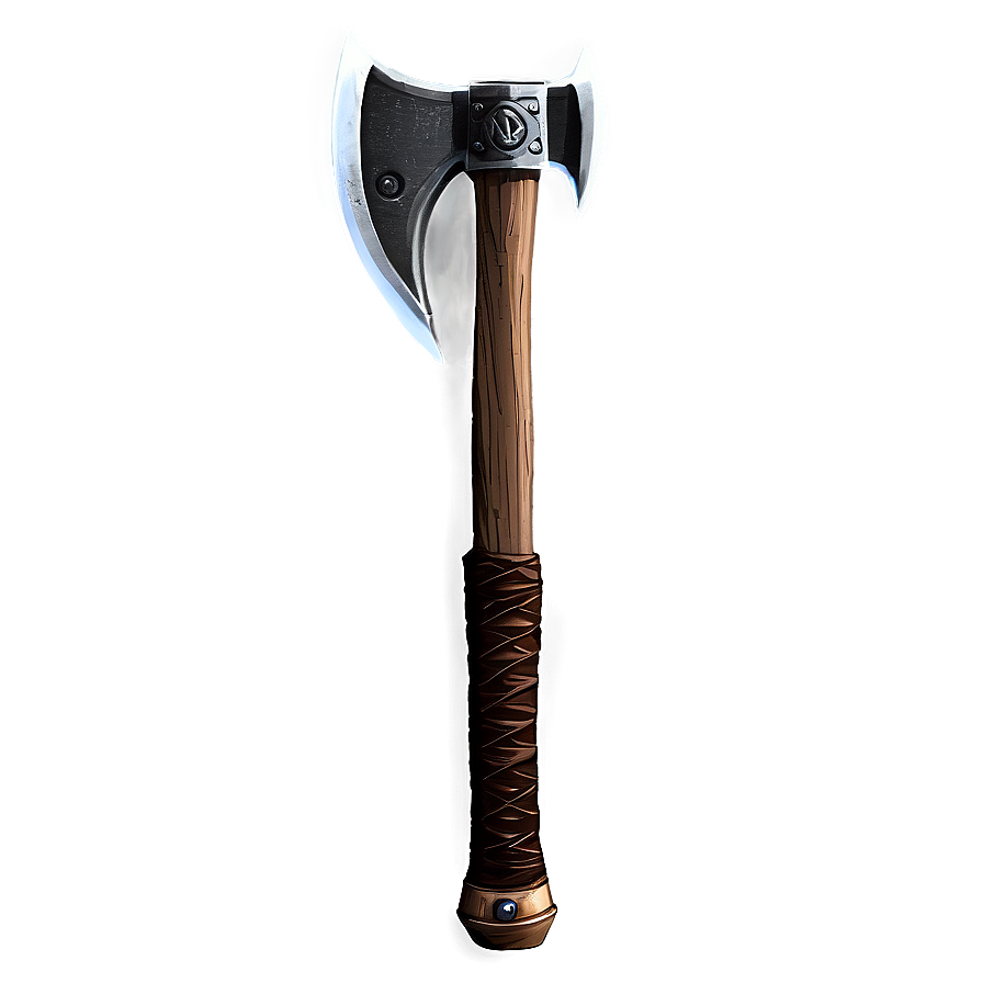 Fantasy Game Axe Png 5