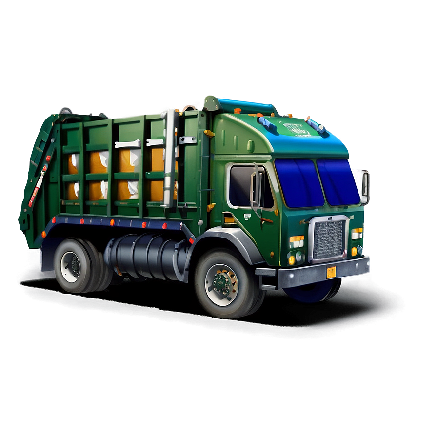 Fantasy Garbage Truck Png 06202024